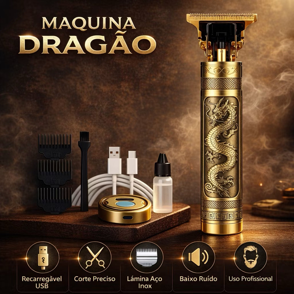 Máquina dragão barba e cabelo