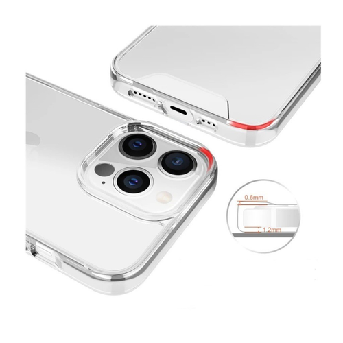 Capa Antichoque para iPhone 17 16 15 14 13 12 11 Pro Max XR X 7 8 Plus – Proteção Anti Impacto Premium